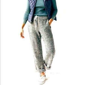 Imogene & Willie “fethiye” indigo tweed lounge pants